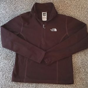 The North Face 1/4 Zip Pullover Fleece Girls Size Medium